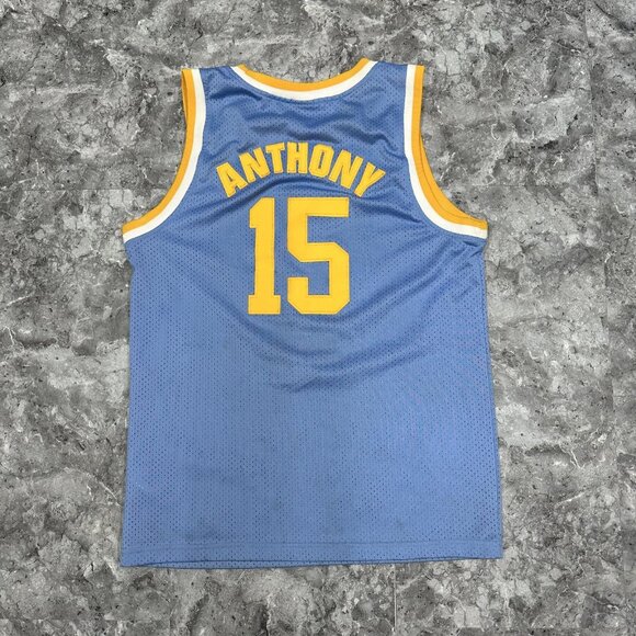 VINTAGE NBA Nike Team Carmelo Anthony Denver Nuggets Jersey Rewind #15 XL +2 - Picture 2 of 7